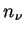 $ n_{\nu}$