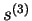 $ s^{(3)}$