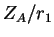 $ Z_A/r_1$
