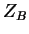 $ Z_B$